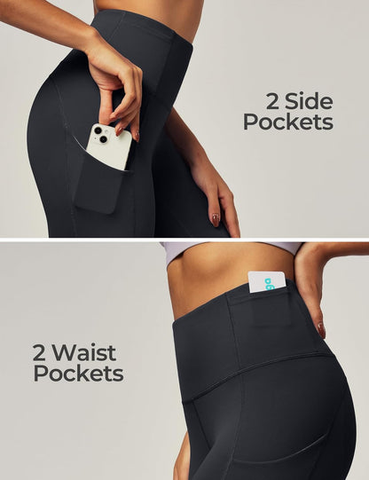 Upgrade your workout game with our High-Waisted Leggings featuring pockets! Perfect for yoga, running, and all your fitness needs. Tummy control and compression for that flattering fit! #WorkoutGoals #LeggingsWithPockets