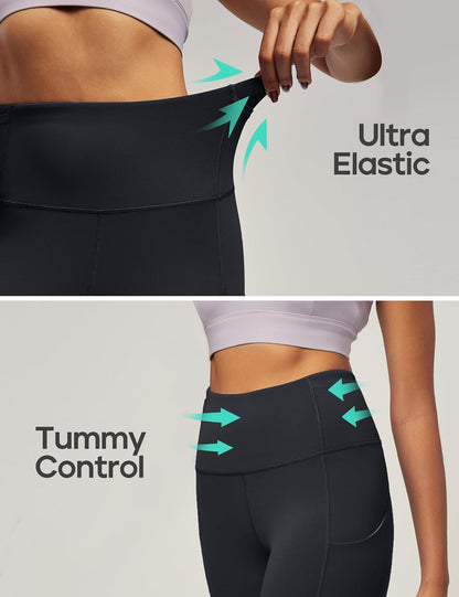 Upgrade your workout game with our High-Waisted Leggings featuring pockets! Perfect for yoga, running, and all your fitness needs. Tummy control and compression for that flattering fit! #WorkoutGoals #LeggingsWithPockets